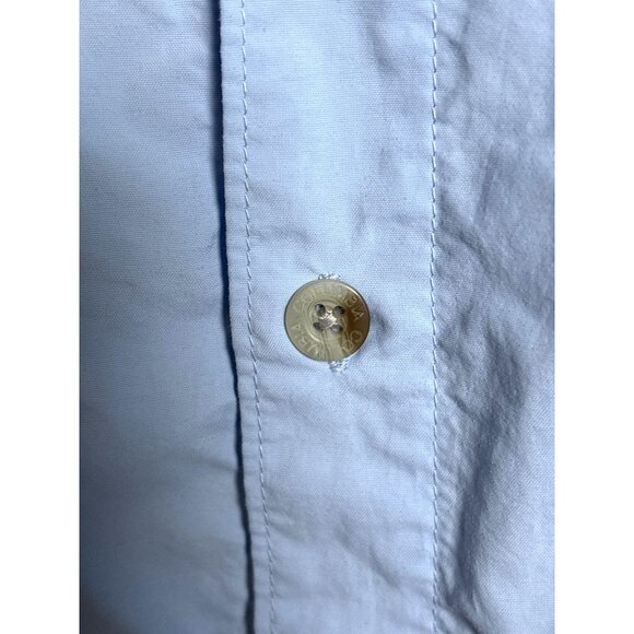Columbia PFG Mens Size 2XL Light Blue Long Sleeve Button Down Omni Shade Fishing - Picture 7 of 10